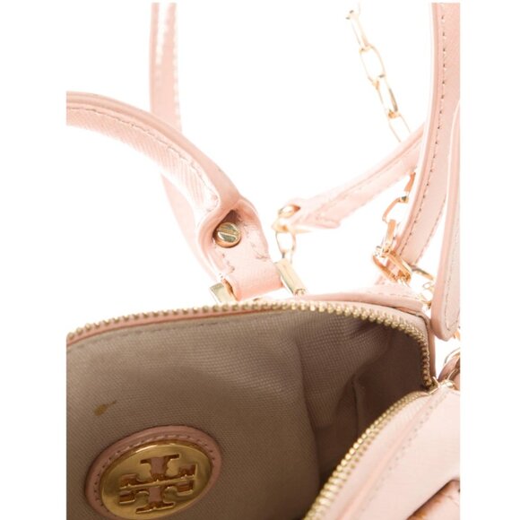 Tory Burch Chain-Link Leather Mini Bag - Picture 6 of 7